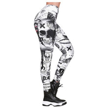 Load image into Gallery viewer, Sport Skull Print Legging