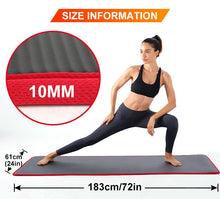 Load image into Gallery viewer, 10mm Thickened Non-Slip Yoga Mat 183cm*61cm