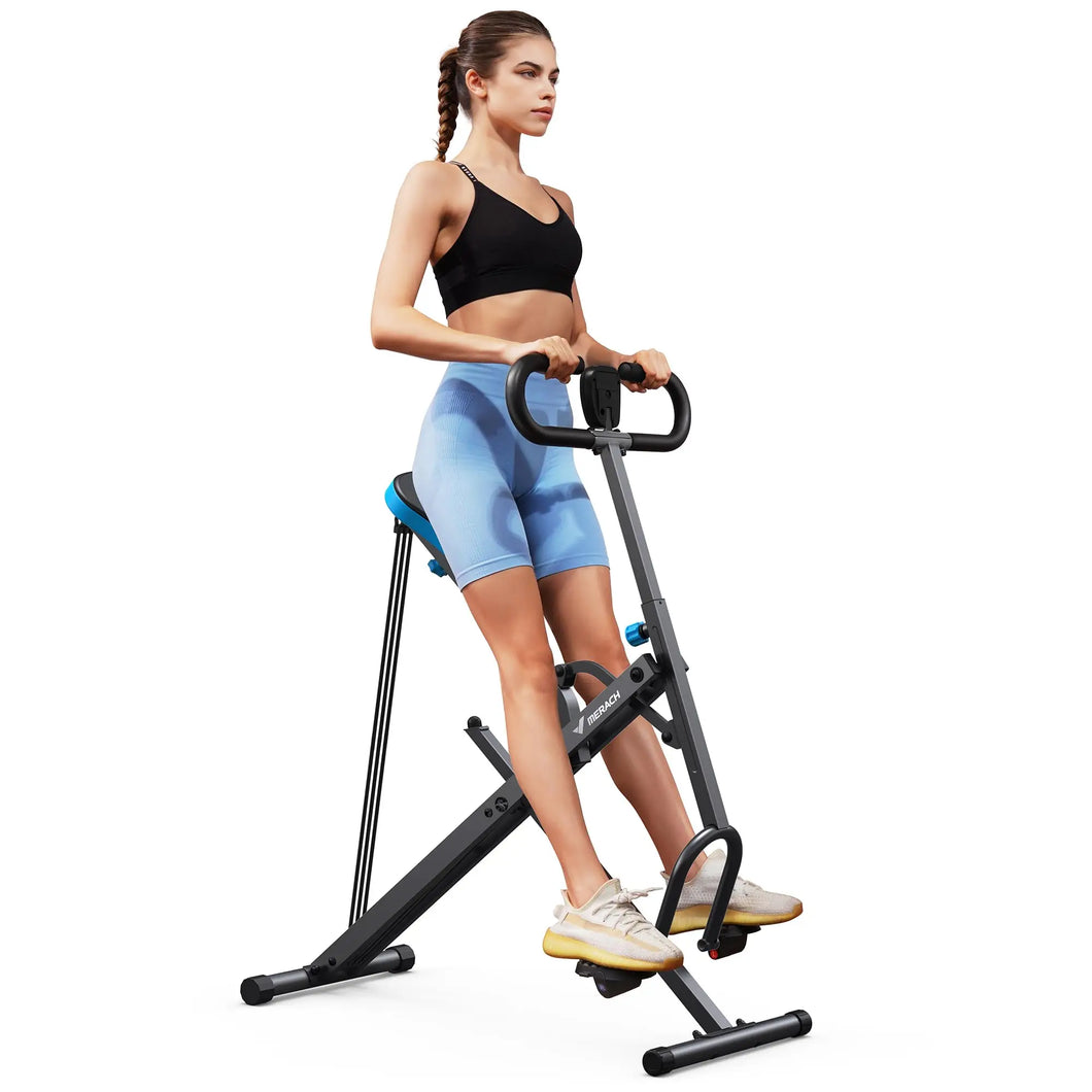 2in1 Squat Rowing Machine