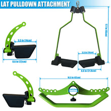 Load image into Gallery viewer, LAT Pull Down T/V Bars Cable Machine Attachment
