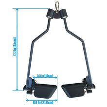 Load image into Gallery viewer, LAT Pull Down T/V Bars Cable Machine Attachment
