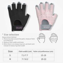 Load image into Gallery viewer, Women Half Finger Breathable Weight Lifting Fitness Gloves
